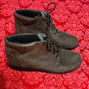 Dexter Walkmocs Brown Leather Ankle Boots Men’s 9 Made in USA